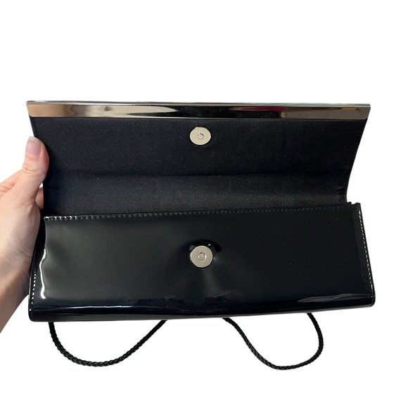 Vintage Payless - Womens Vinyl Clutch/Shoulder Purse - Picture 4 of 8